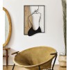 PANOU DE PERETE BEAUTY FIER SI LEMN 60X2X90