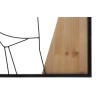 PANOU PERETE -B- FIER SI LEMN CM 50X2X90