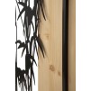 PANOU DE PERETE FIER SI LEMN DE BAMBUS CM 58X2X80