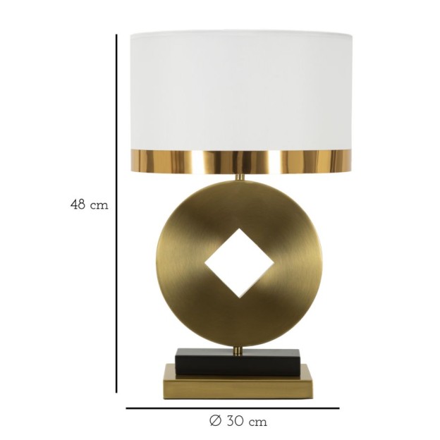 LAMPĂ DE MASA MONEDĂ Ø 30X53