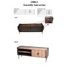 COMODA TV TORONTO 150X42X58