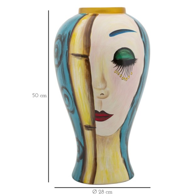 VAZA ART FACE CM Ø 28X50