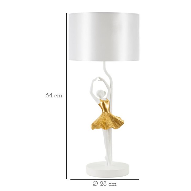 LAMPĂ DE MASA DANCER CM Ø 28X64