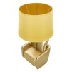 LAMPĂ DE MASĂ GALBEN DE MIJLOC DE SECOLUL CM Ø 26X46