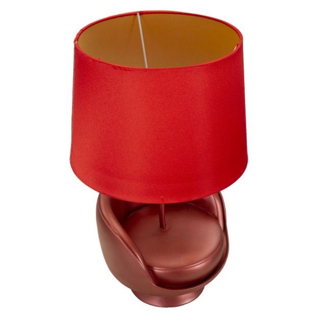 LAMPĂ DE MASA ROSIU MIJLOCUL CM Ø 26X43