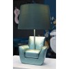 LAMPĂ DE MASA MIDCENTURY TURCOIZ CM Ø 26X43