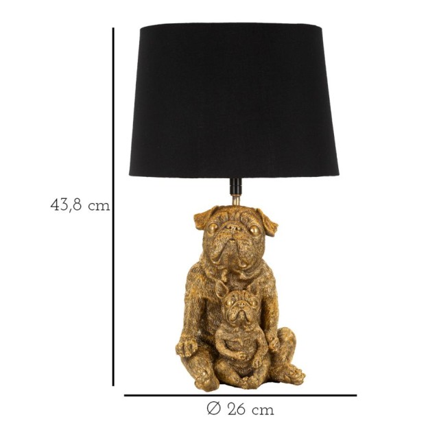 LAMPĂ DE MASA DOG CM Ø 26X43,8