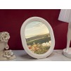 RAMA FOTO OVAL CM 25X2X30 (DIMENSIUNE FOTO INTERIOR CM 20X25)