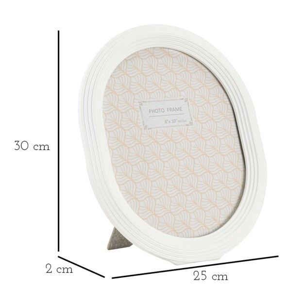 RAMA FOTO OVAL CM 25X2X30 (DIMENSIUNE FOTO INTERIOR CM 20X25)