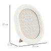 RAMA FOTO OVAL CM 20X2X25 (DIMENSIUNE FOTO INTERIOR CM 15X20)