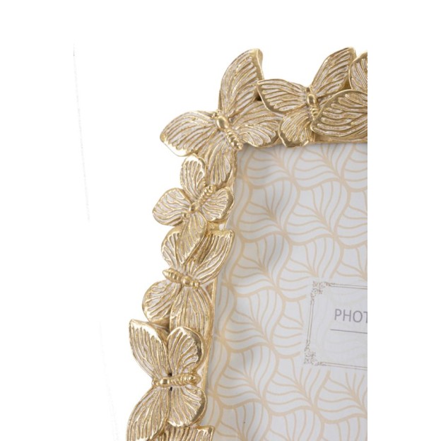 RAMA FOTO FARFALLE GLOD CM 22,3X2,3X27,8 (DIMENSIUNE FOTO INTERIOR CM 15X20)