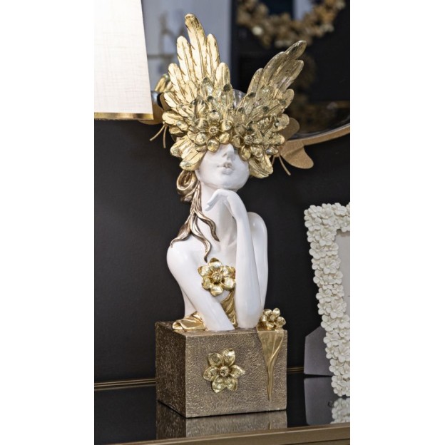 STATUIE MINERVA CM 20X17X50