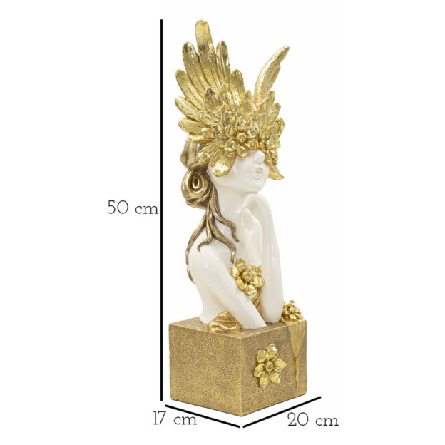 STATUIE MINERVA CM 20X17X50
