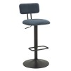 SCAUN DE BAR BLEU MARINE LIGHT 41X47,5X85-106,5(SAZ CM 61-83) SET 2BUC