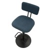 SCAUN DE BAR BLEU MARINE LIGHT 41X47,5X85-106,5(SAZ CM 61-83) SET 2BUC