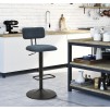 SCAUN DE BAR BLEU MARINE LIGHT 41X47,5X85-106,5(SAZ CM 61-83) SET 2BUC