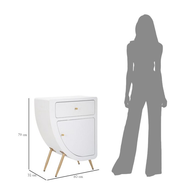 NOPTIERĂ ÎNALTĂ VENUS CM 60X32X79