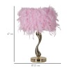 LAMPA DE MASA COUS ROZ CM Ø 25X47