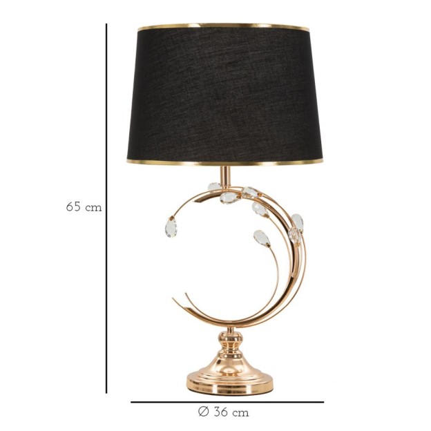 LAMPĂ DE MASA BRUXELLES CM Ø 36X65