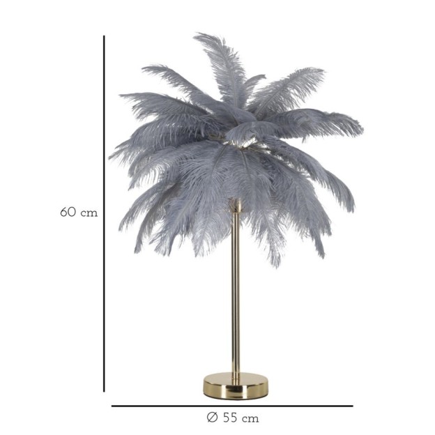 LAMPĂ DE MASA PALMA GR CM Ø 55X60