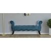 BANCĂ PARIS TEAL/AUR CM 120X40X60