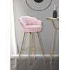 TABURET BAR BAR VIENNA ROSA CM 55X53X110