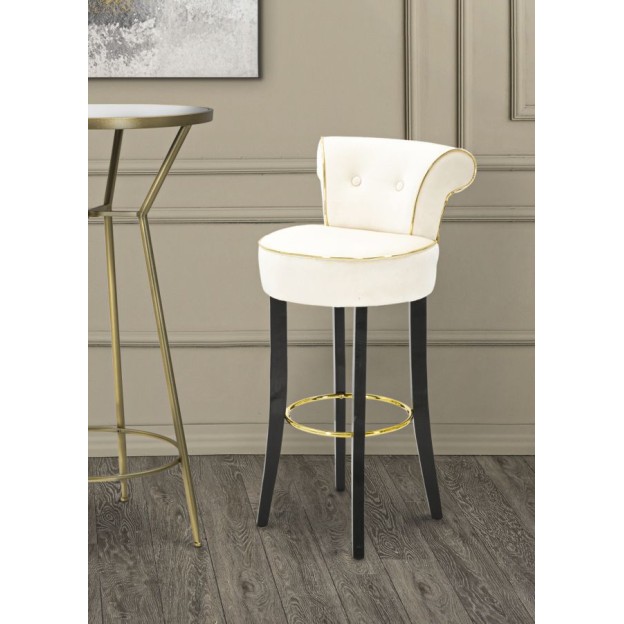 TABUR DE BAR LUXY CREAM CM 46X48X96
