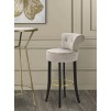 TABURET DE BAR LUXY GREY CM 46X48X96