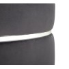 TABURET DE BAR PARIS GRIGIO/SILVER CM Ø 35X40,5