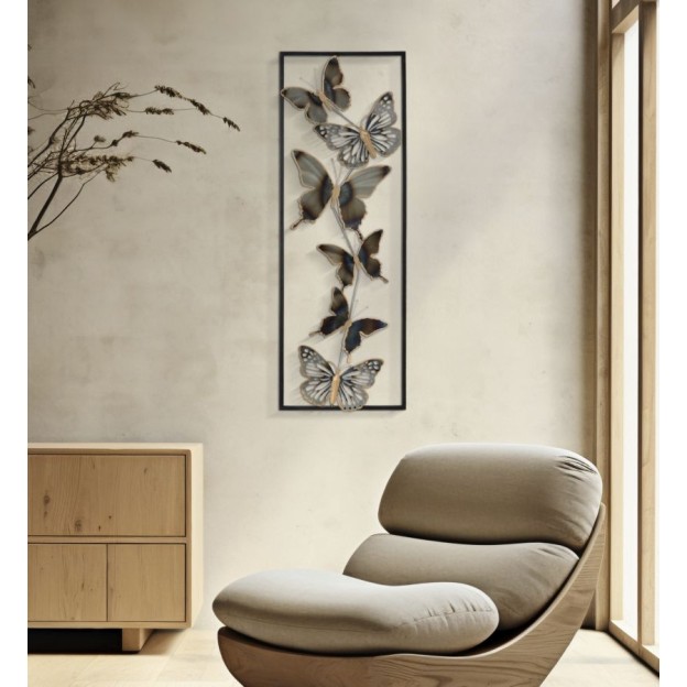 DECORATIE PERETE FLUTURI CM 31X2,5X90