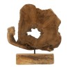 SCULPTURA DIN LEMN DE TEC 31X13X35