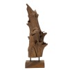 SCULPTURA DIN LEMN DE TEC AKAR 23X27X64