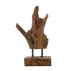 FIGURINA SCULPTURA AKAR DIN LEMN DE TEC 20X11X34