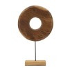 SCULPTURA  DIN LEMN DE TEC 35X10X58