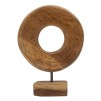 SCULPTURA DIN LEMN DE TEC 20X10X20