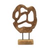 SCULPTURA LUBANG DIN LEMN DE TEC 25X10X38