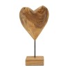 SCULPTURA  DIN LEMN DE TEC20X12X37
