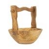 BOL CU MANER TIMBO DIN LEMN DE TEC CM 32X25X27