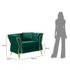 FOTOLIU EMY GREEN CU PERNA CM 104X83X76