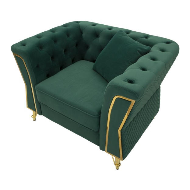 FOTOLIU EMY GREEN CU PERNA CM 104X83X76
