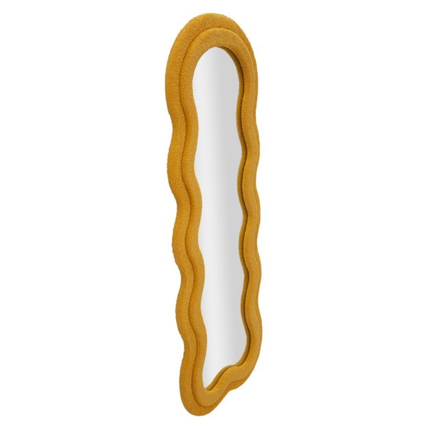 OGLINDA DE PERETE TEDDY MUSTARD CM 60X4X160