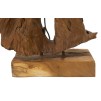 LAMPA LEMN DE TEC DA TAVOLO 35X80