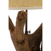 LAMPA LEMN DE TEC DA TAVOLO 35X80