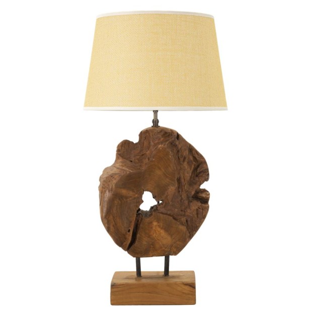 LAMPA LEMN DE TEC DA TAVOLO KEPALA 35X69