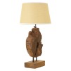 LAMPA LEMN DE TEC DA TAVOLO KEPALA 35X69