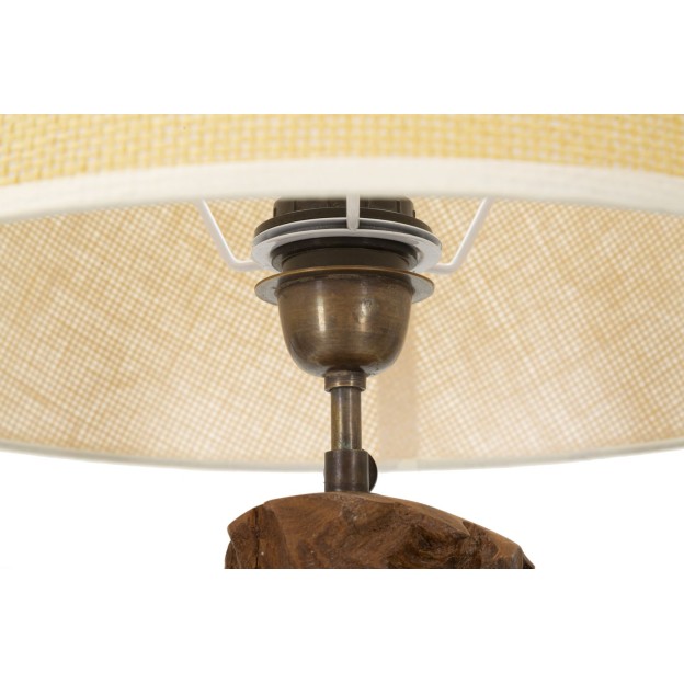 LAMPA LEMN DE TEC DA TAVOLO KEPALA 35X69