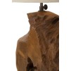 LAMPA LEMN DE TEC DA TAVOLO KEPALA 35X69