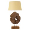 LAMPA LEMN DE TEC DA TAVOLO KEPALA 35X69