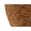 SCULPTURA MONEDA DIN LEMN DE TEC 30X1,5X40
