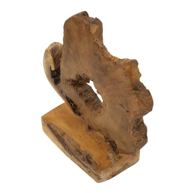 SCULPTURA DIN LEMN DE TEC 31X13X35